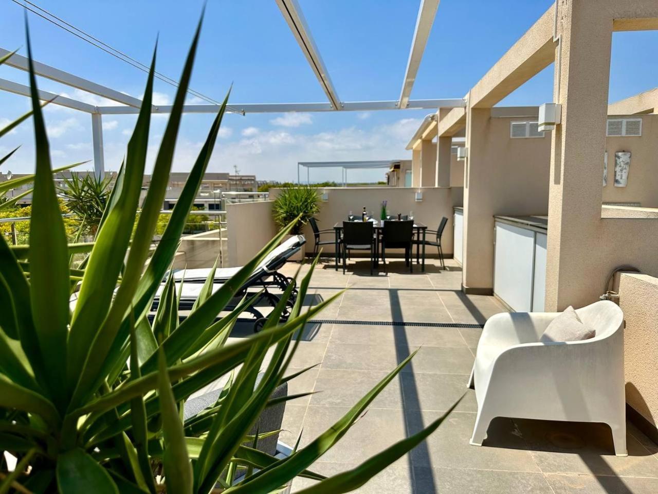 New Luxury Seaview Roof Apartments Pilar de la Horadada Dış mekan fotoğraf