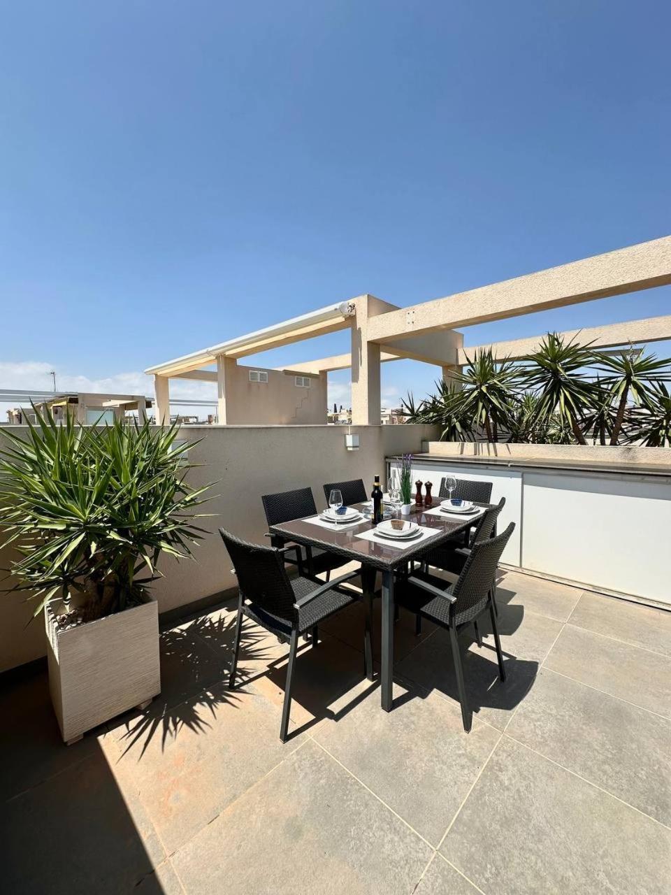 New Luxury Seaview Roof Apartments Pilar de la Horadada Dış mekan fotoğraf